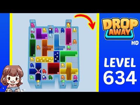 Drop Away Level 634 Solution Walkthrough