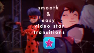 smooth & easy transitions on videostar l tutorial
