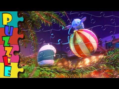 Disney X-MAS Puzzle Game JIGSAW Puzzles ㋡ Rompecabezas Stitch | Kids Learning Toys