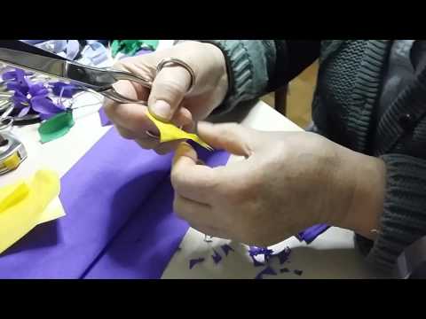 Video: Come Fare Le Violette Di Carta