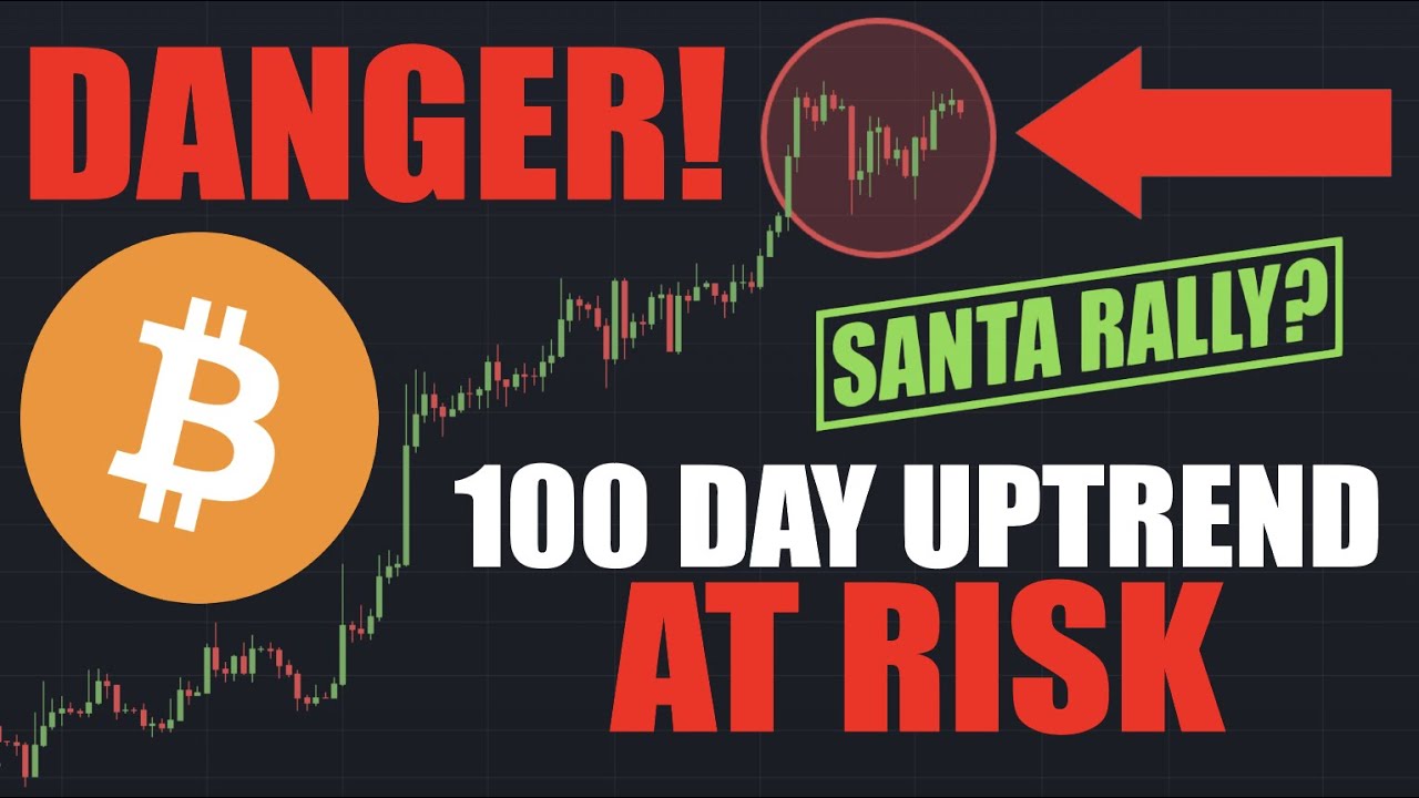 Bitcoin: 100 Day Uptrend AT RISK! - Can A SANTA RALLY Save BTC?