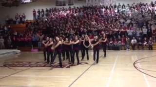CSH varsity poms winter assembly 2012