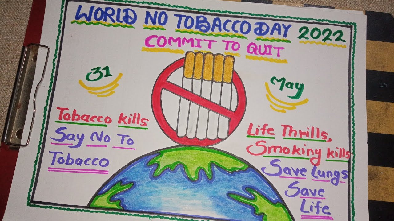 Top more than 161 world no tobacco day drawing best