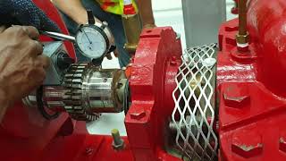 Fire pump alignment