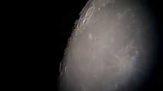 iPhone5s video recording of Moon view on 900mm Telescope