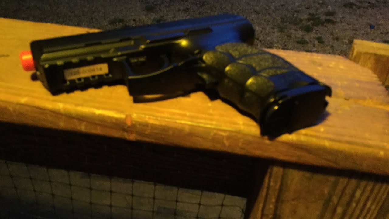 H&K p30 electric Airsoft pistol semi/full auto YouTube