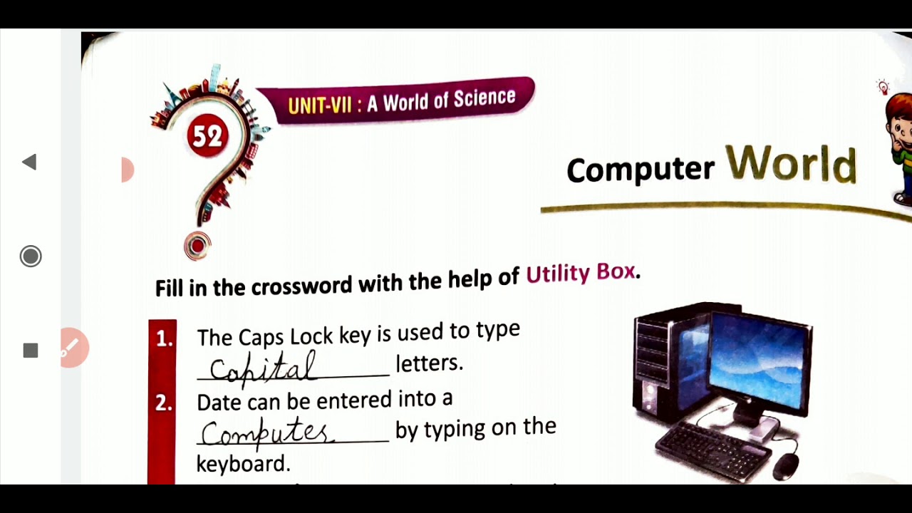 Gk - Class V - Chapter 52: Computer World