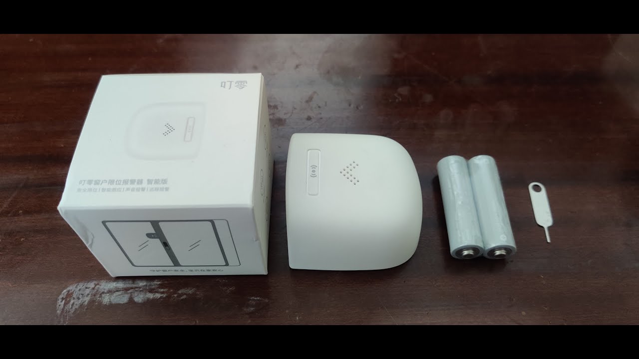 Banggood XIAOMI Dingling FJ02XWBJT WIFI Smart Window Alarm Kit Mijia APP - Unboxing
