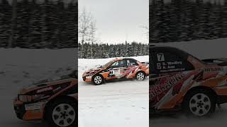 Kananaskis Rally ❄️ subaru wrx wrxsti sti subaruwrxsti kananaskis  drifting rallycar snow