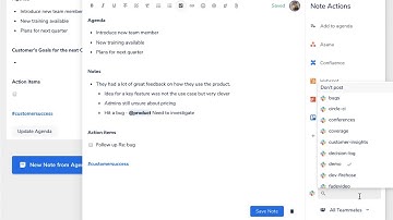 Hugo - Connected Meeting Notes Software for Slack