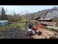 Brennholz machen / Mit Maschinen spielen 😂