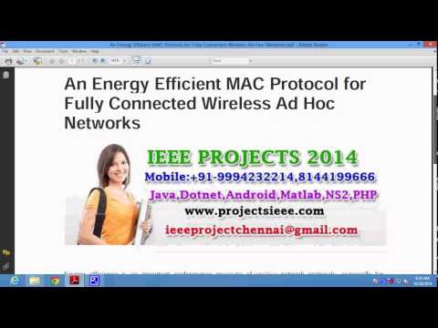 An Energy Efficient MAC Protocol for Fully Connected Wireless Ad Hoc Networks