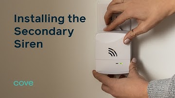 How to Install the Secondary Siren ,@Covesmart