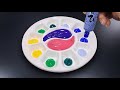 Magenta VS Purple - Mix 10 Beautiful Colors From Primary Colors | Satisfying Color Blending