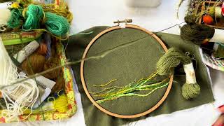 Early morning stitching - a stream of consciousness in thread #embroidery #handembroidery