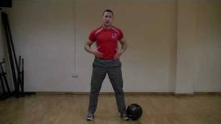 Beginners Medicine Ball Core Workout.wmv