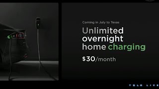 Tesla Offering Unlimited Overnight Charging for $30 a Month to Texas Owners