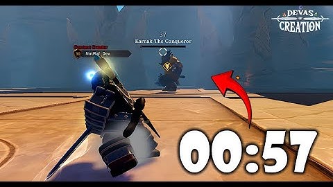 Devas Of Creation Killing Karnak The Conqueror Boss Under 1 Minute