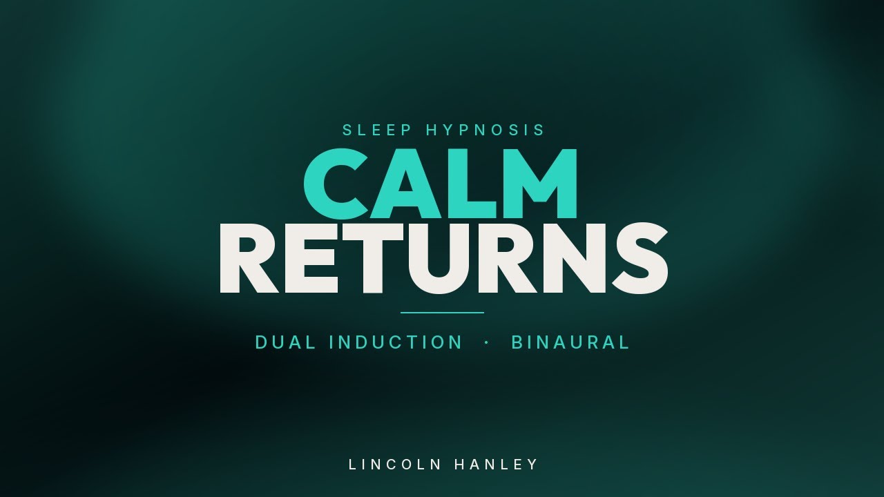 Sleep Hypnosis for Anxiety Relief | Let Go and Fall Asleep Deep (Dual ...