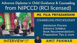 Advanced Diploma in Child Guidance and Counseling from NIPCCD | Career Options in Psychology 2020