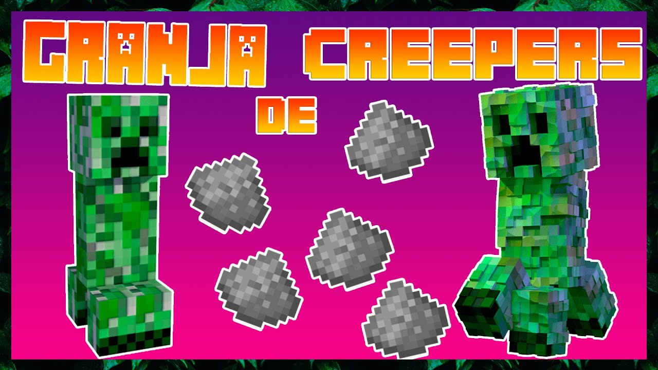 GRANJA DE CREEPERS (Java) - Minecraft Tutorial 1.15.2 - 1.19.1+ - YouTube