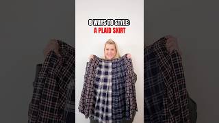 8 Ways To Style A Plaid Skirt. #Style #Fashion #Plussizefashion