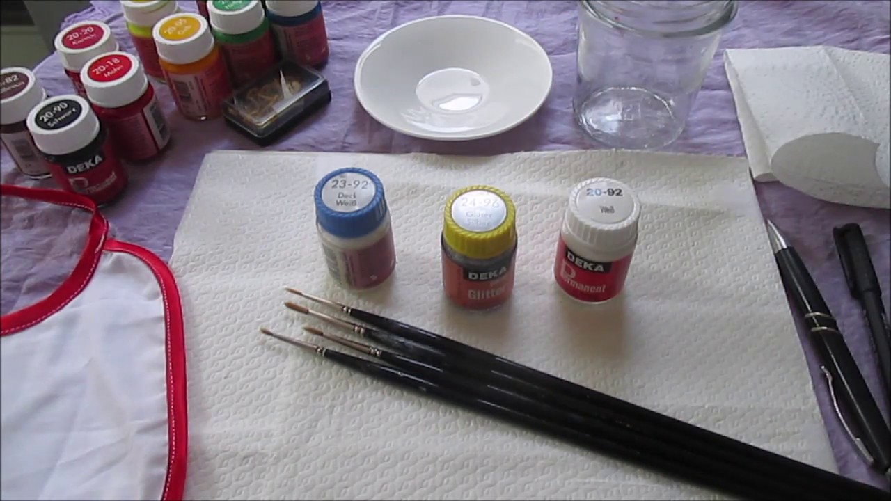 Pittura su stoffa, come iniziare - parte 1 - YouTube