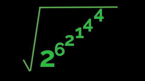 Nested powers || How to solve this power tower?