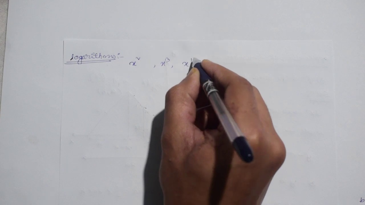 Class 11 :: Lecture 5 :: Basic mathematical tools of Physics :: Logarithms in Assamese
