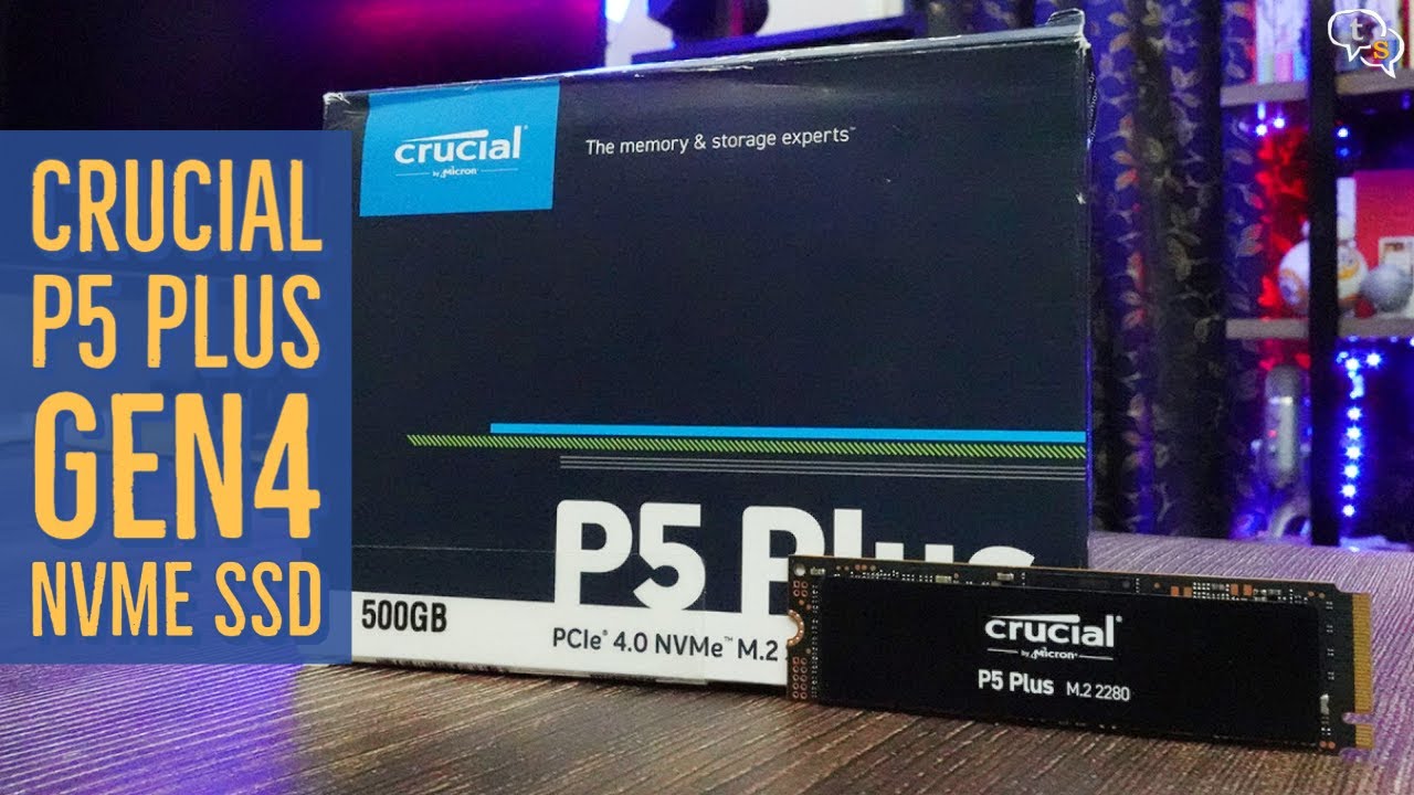 PCIe 4.0 NVMe M.2 SSD, Crucial P5 Plus