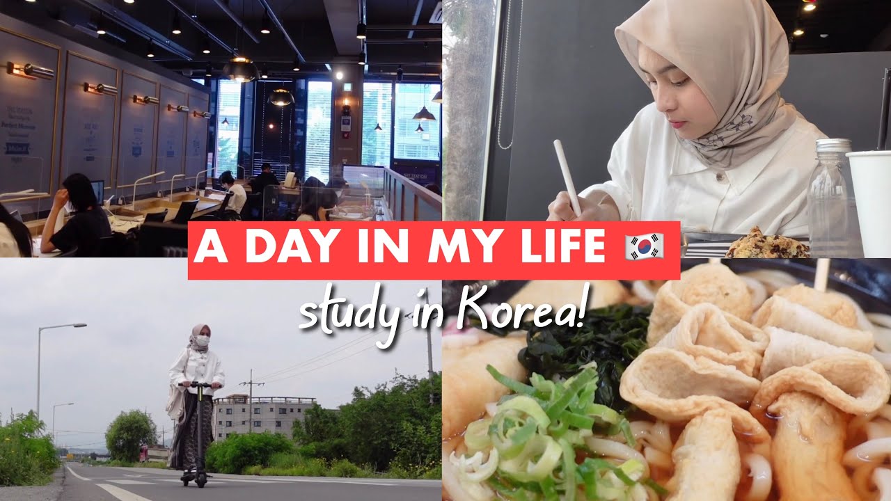 A DAY IN MY LIFE 🇰🇷 LIFE IN KOREA 📚 DAILY VLOG: KULIAH DI KOREA 🏫 STUDY ...