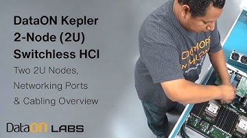 DataON Kepler 2-Node (2U) Family for Azure Stack HCI: Networking Ports & Cabling Overview