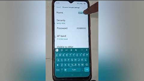 How to change hotspot name in oppo a77,change hotspot name setting