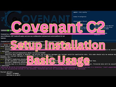 Covenant C2 - Configuration, installation et démonstration d'utilisation de base