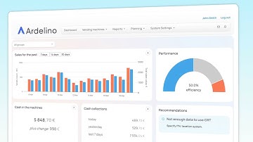 Ardelino Telemetry VMS - Complete Vending Management Solution for Modern Operators