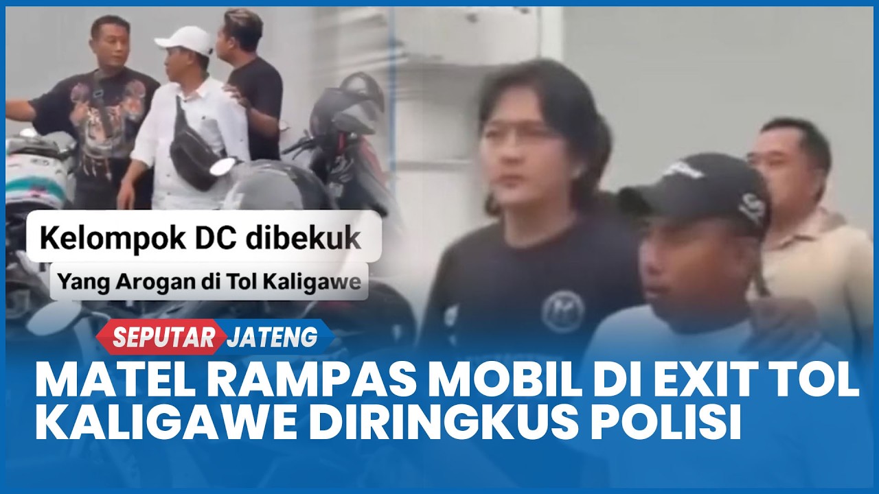 Enam Debt Collector Rampas Mobil Rental di Exit Tol Kaligawe Semarang Diringkus Polisi