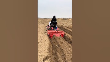 plough the land with modern micro tillage machine#farmequipment #multiuse #farming #agri #farmtools