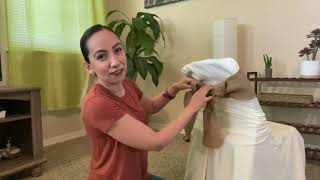 Tying a Burlap Bow Tutorial