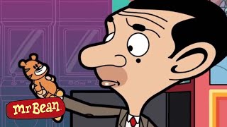 bean finds new toy mr bean animated funny clips mr bean