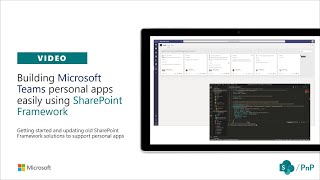 building microsoft teams personal apps using sharepoint framework