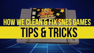 How We Fix and Clean Super Nintendo SNES Game Cartridges