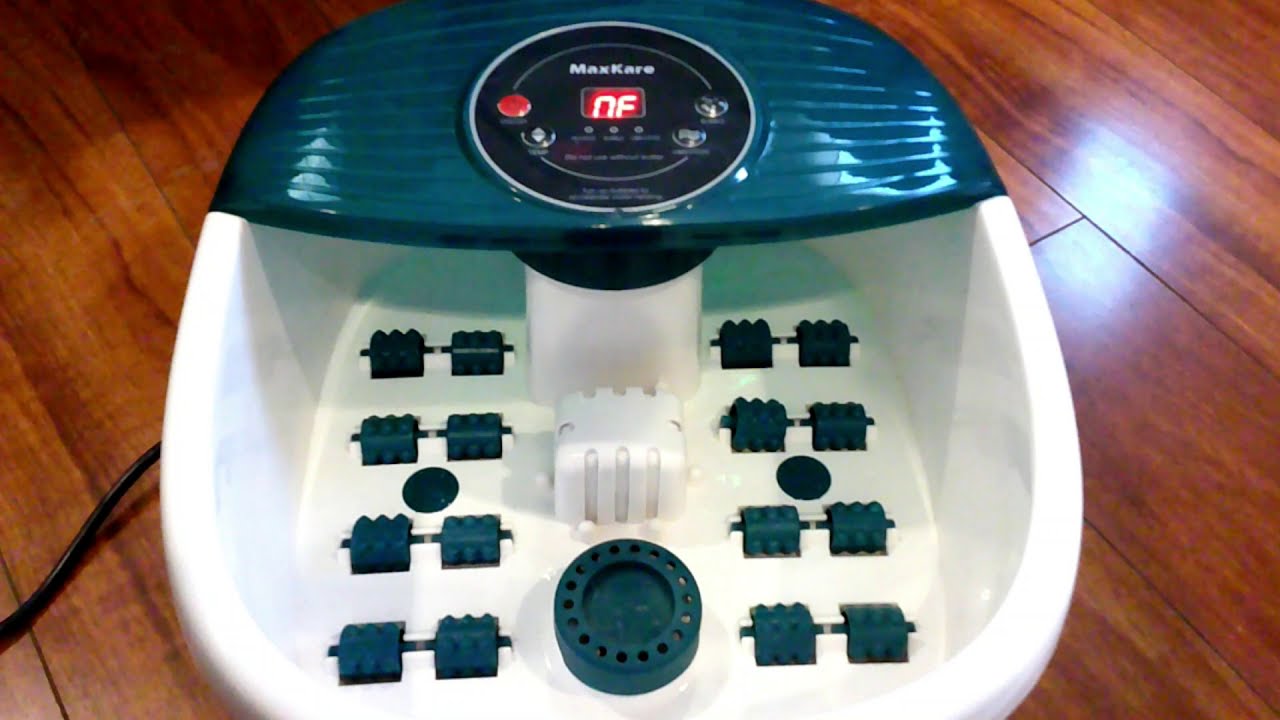 Max Kare Foot Spa Massager part 2 YouTube