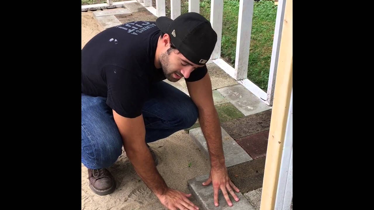 Brick pavers (green house floor)