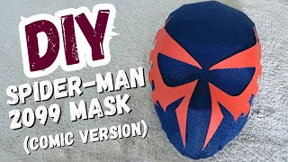 Spider-Man 2099 Mask (Comic Book Version) | Cardboard DIY