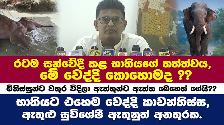රටම සන්වේදී කළ භාතියගේ තත්ත්වය මේ වෙද්දි කොහොමද ?? - ඖෂධ මගඩිය මහ වන සතාටත් හෙනයක් වෙයි ද??