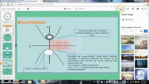 presentation of light emitting diode