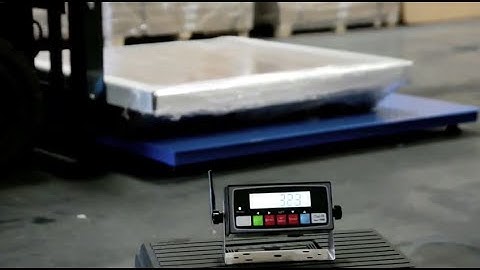 Wireless Floor Scale Technology by Selleton