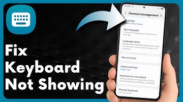 How To Fix Android Keyboard Not Showing