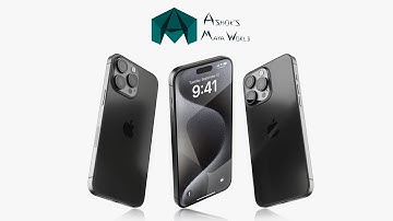 How to create a Stunning 3D Model of iPhone 15 Pro Max in Maya Part 3 || #iphone #modeling #maya