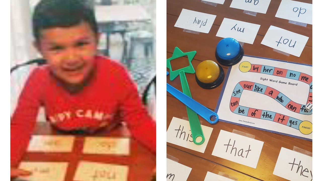 HOW TO TEACH SIGHT WORDS AT HOME: (sight word games) - YouTube